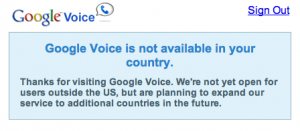 Google Voice... Denied