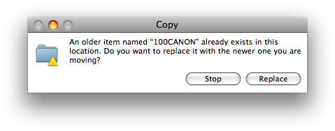 OS X Folder Replace Dialog 